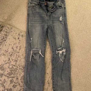 Kendall & Kylie High Rise Straight Jean